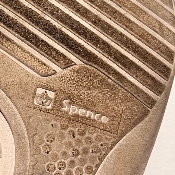 Spenco Orthotic ThongSandals - Yumi Cork Tan Cork-Like Thong Sandals Size 9 - Picture 4 of 4